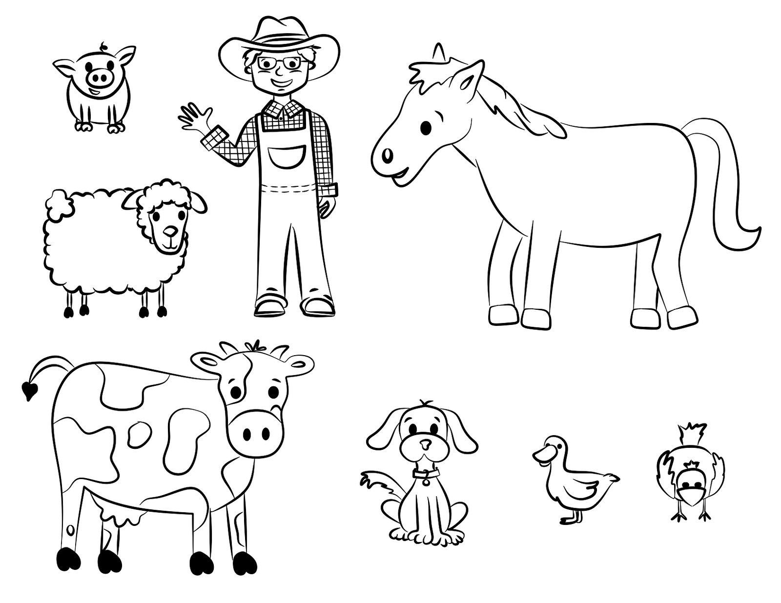 1600x1236 Free Printable Farm Animal Coloring Pages For Kids Free Printable