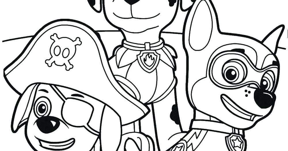 1000x524 Marshall Paw Patrol Coloring Page Icontent