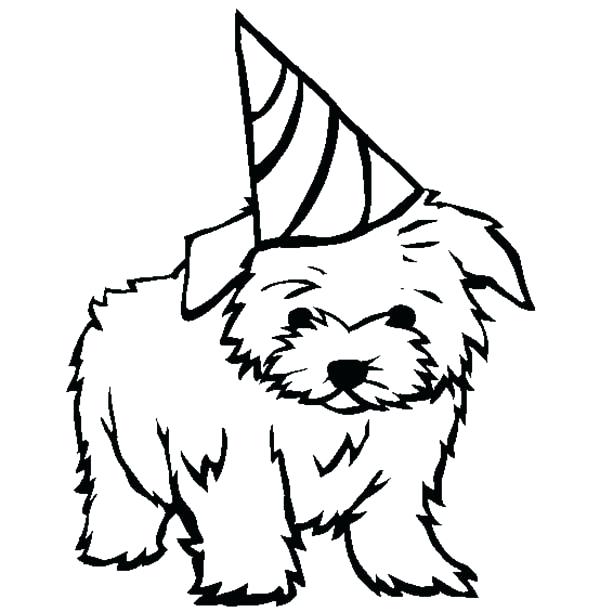 600x612 Puppy Color Page Puppies Coloring Pages For Kids Of Designs 13
