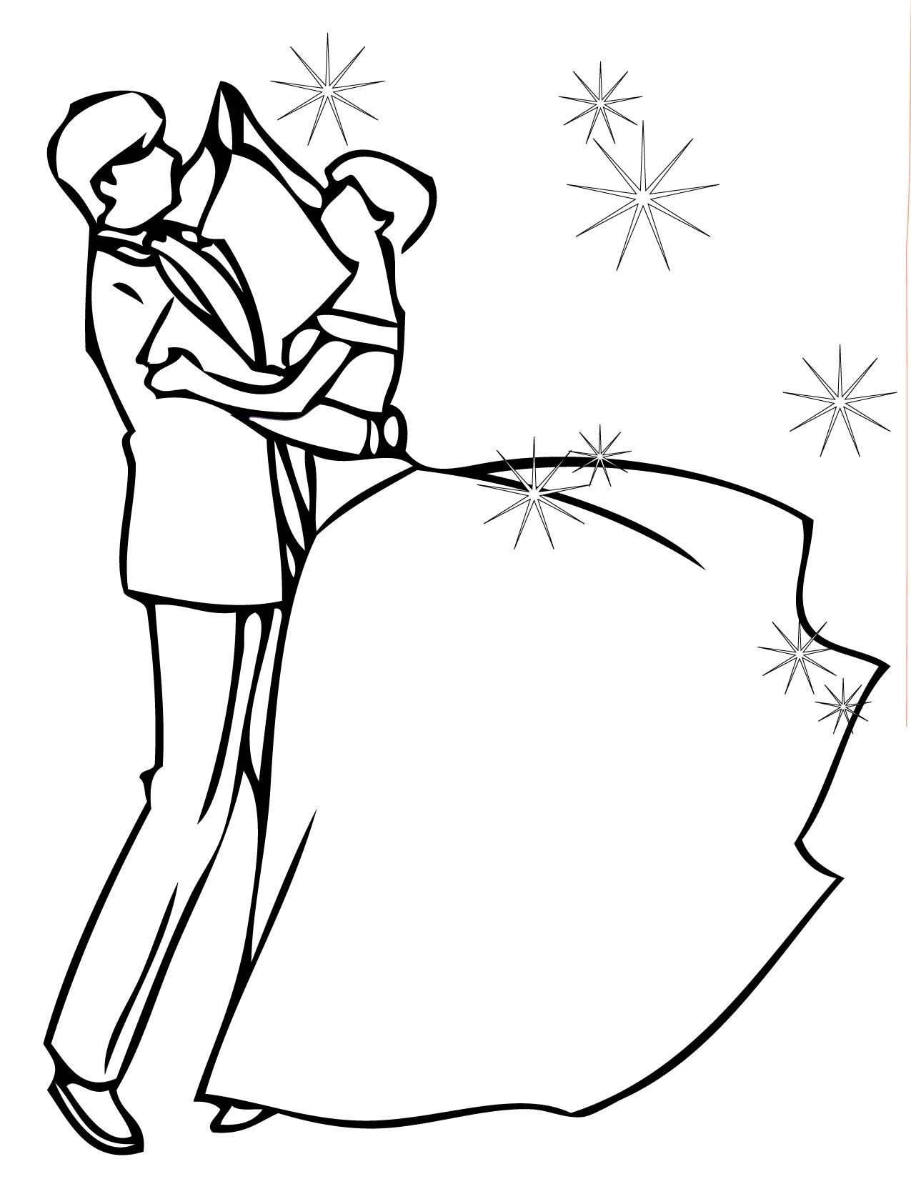 1275x1650 Incredible Romantic Dance Coloring Pages Coloringstar Pic