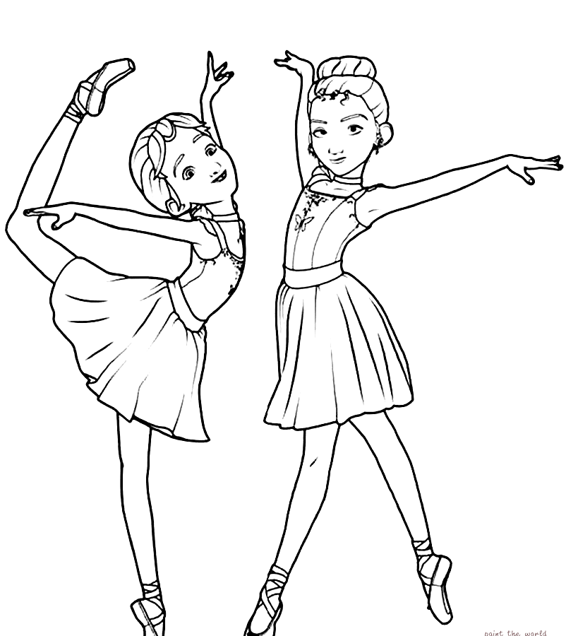 802x900 You Could Totally Use Printout Of Coloring Page For Ballet Dancer
