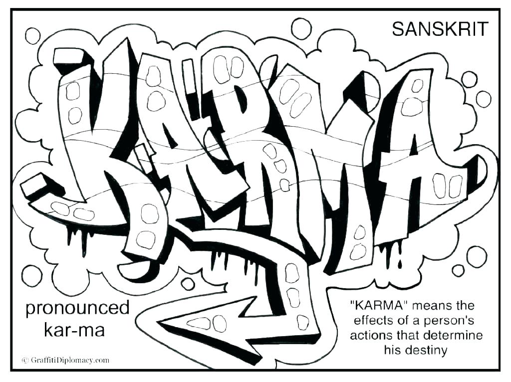 1024x766 Coloring Pages For Kids Online Page Maker Name Graffiti Sheets