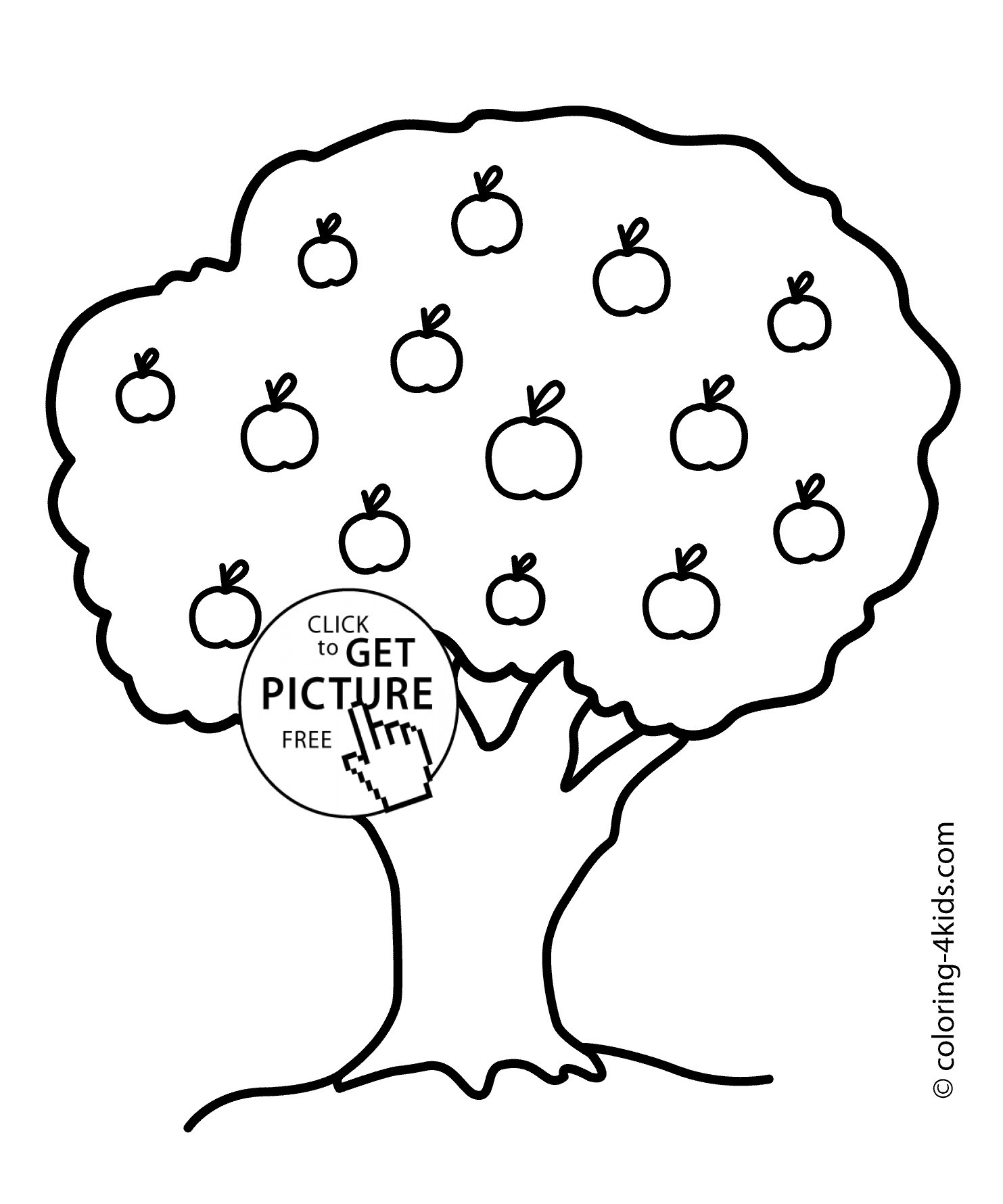 1483x1780 Simple Nature Coloring Pages New Apple Character Fruits Coloring