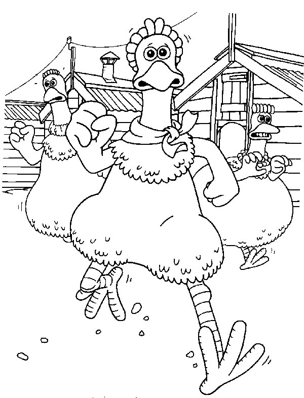 600x786 Kids N 46 Coloring Pages Of Chicken Run