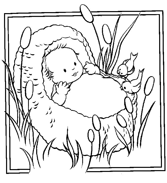 660x725 Baby Moses Coloring Page Awesome Dcfi Line Kidzone Coloring Pages