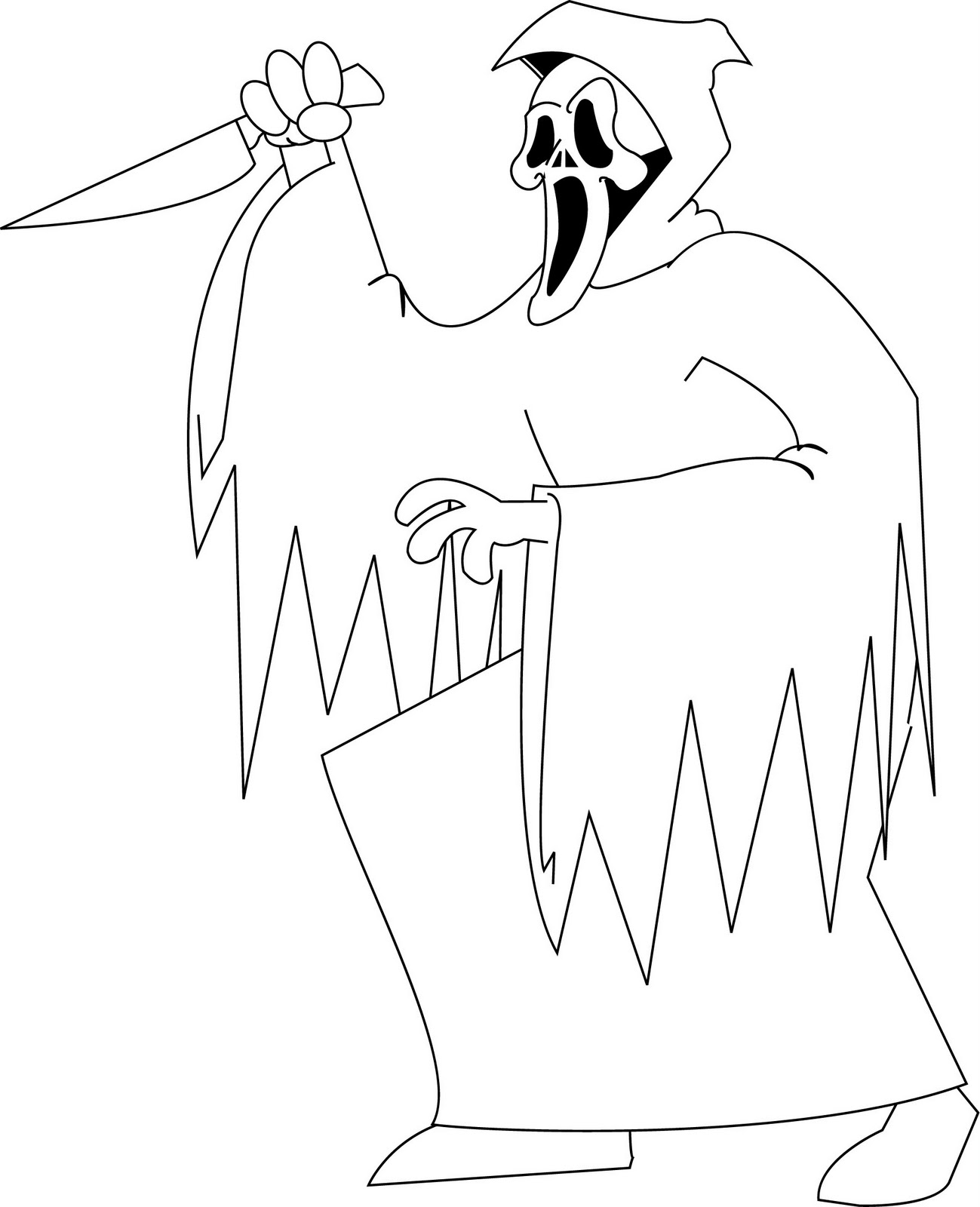 1299x1600 Killer Chucky Coloring Pages