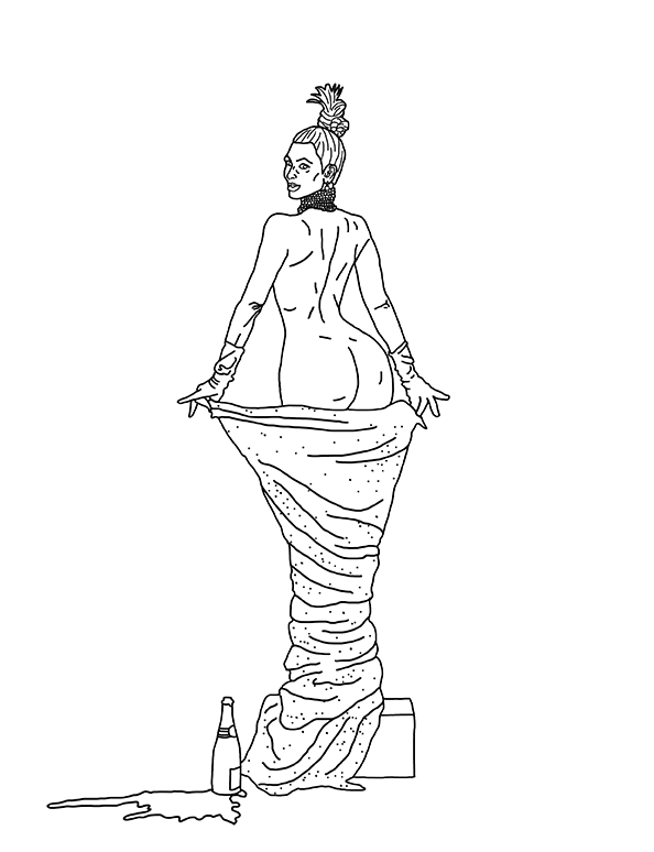 Kim Kardashian Coloring Pages