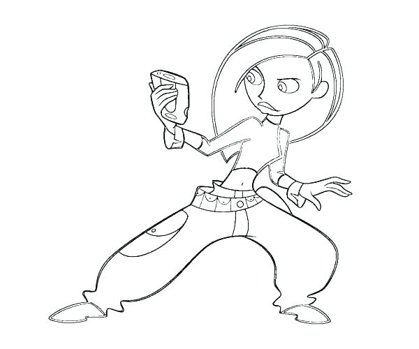 600x500 Kim Possible Coloring Pages Possible Coloring Pages Picture Ring