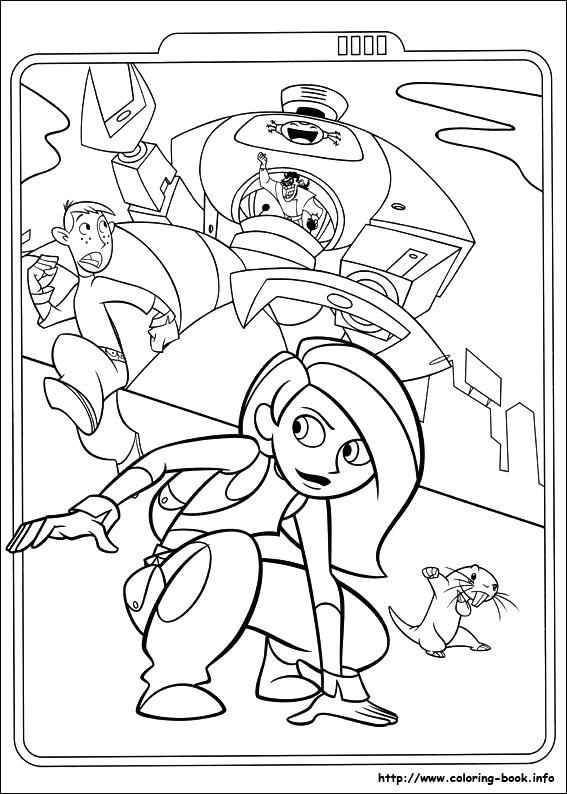 567x794 Kim Possible Coloring Pages Kim Kardashian Coloring Pages