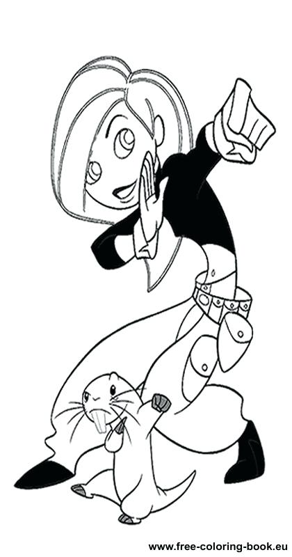 420x800 Kim Possible Coloring Pages Kim Kardashian Colouring Pages