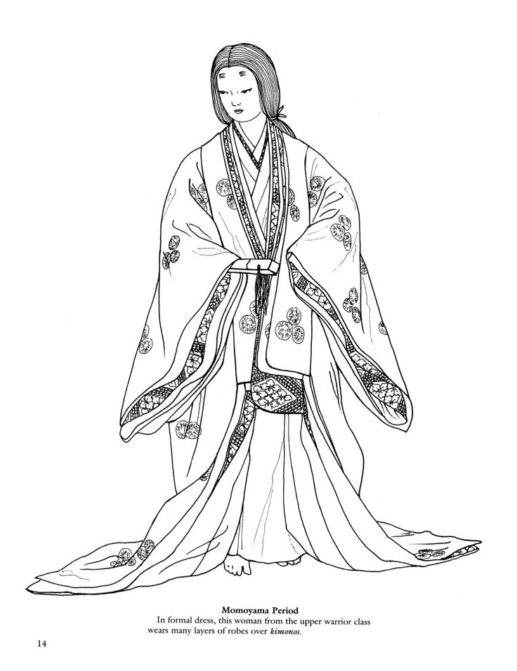 736x956 Japanese Coloring Pages Kimono Lovely 944 Best Coloring Pages