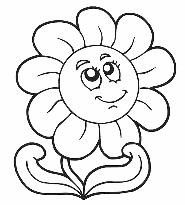 640x707 Coloring Pages For Toddlers Printable