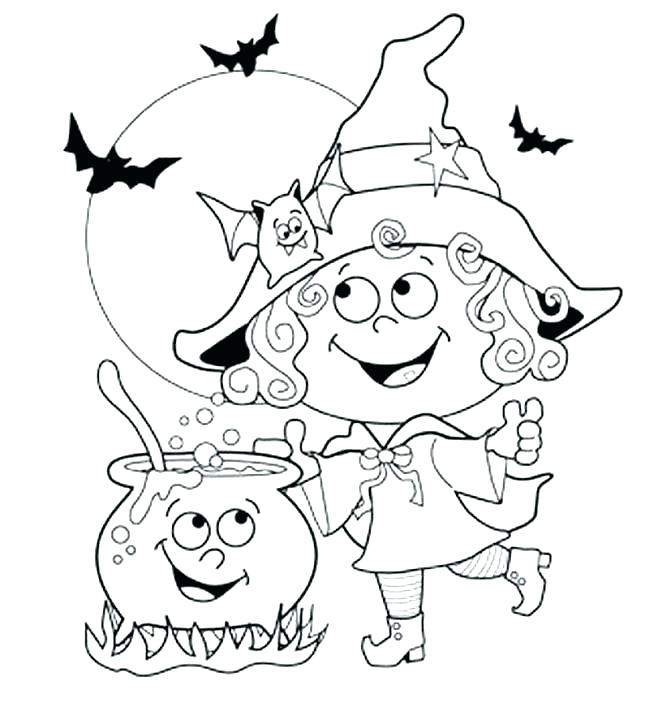 645x720 Halloween Coloring Pages For Toddlers Toddler Coloring Pages