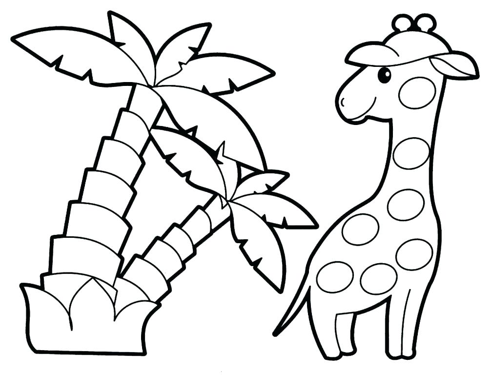 1008x768 Printable Animal Coloring Pages For Toddlers