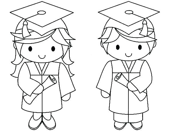 600x464 Graduation Cap Coloring Page Graduation Cap Coloring Page Image