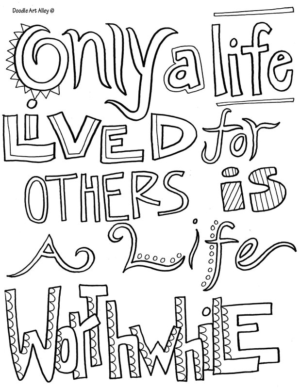 618x800 Kindness Quote Coloring Pages