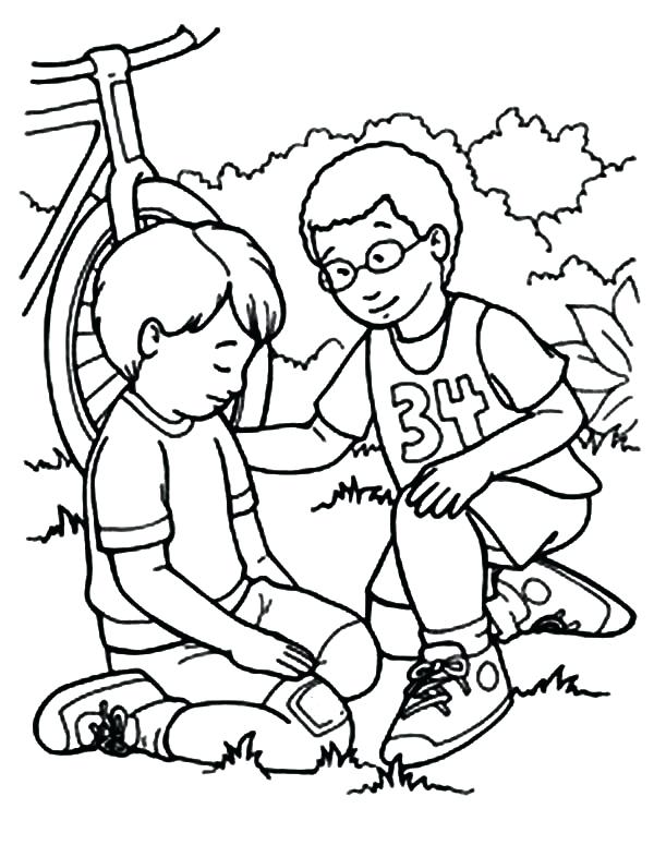 600x775 Kindness Coloring Pages
