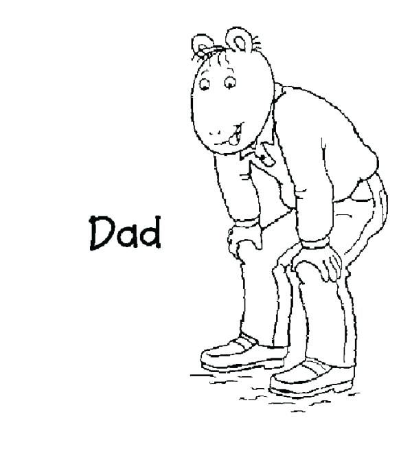600x686 Dad Read Coloring Page Coloring Sun Dad Read Coloring Page Free