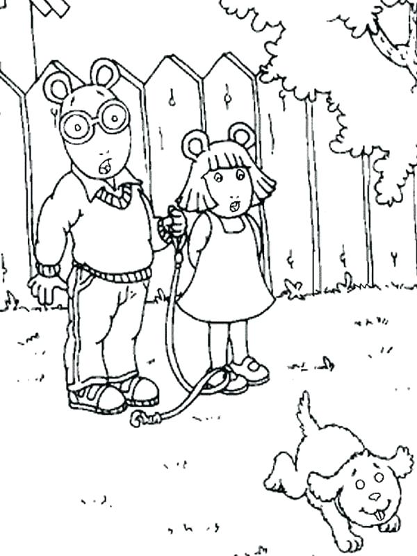 600x800 Arthur Coloring Pages Best Coloring Pages Image Release His Dog