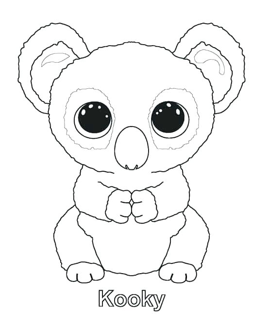 552x674 Beanie Boo Coloring Pages In Addition To Beanie Boo Unicorn Beanie