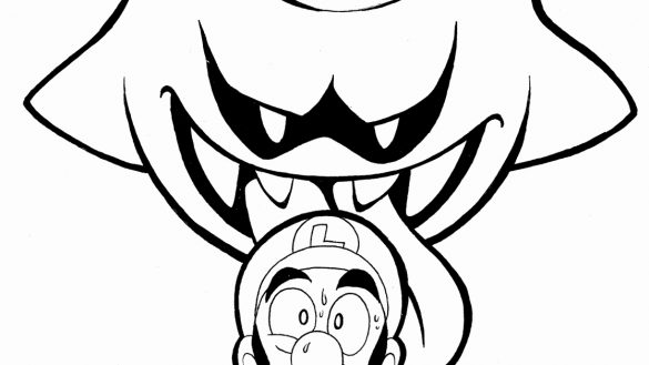 585x329 King Boo Coloring Pages Free 585x329king Boo Coloring Pages