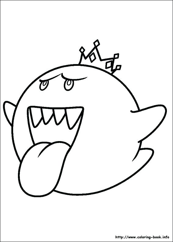 567x794 Mario Coloring Pages King Boo Coloring Pages Boo Coloring Pages