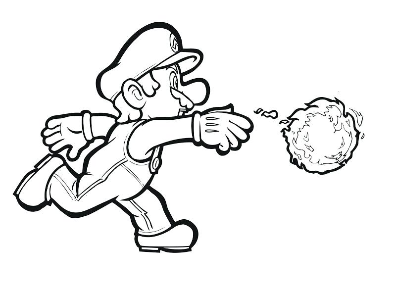 800x590 Mario Kart King Boo Coloring Pages Character Best