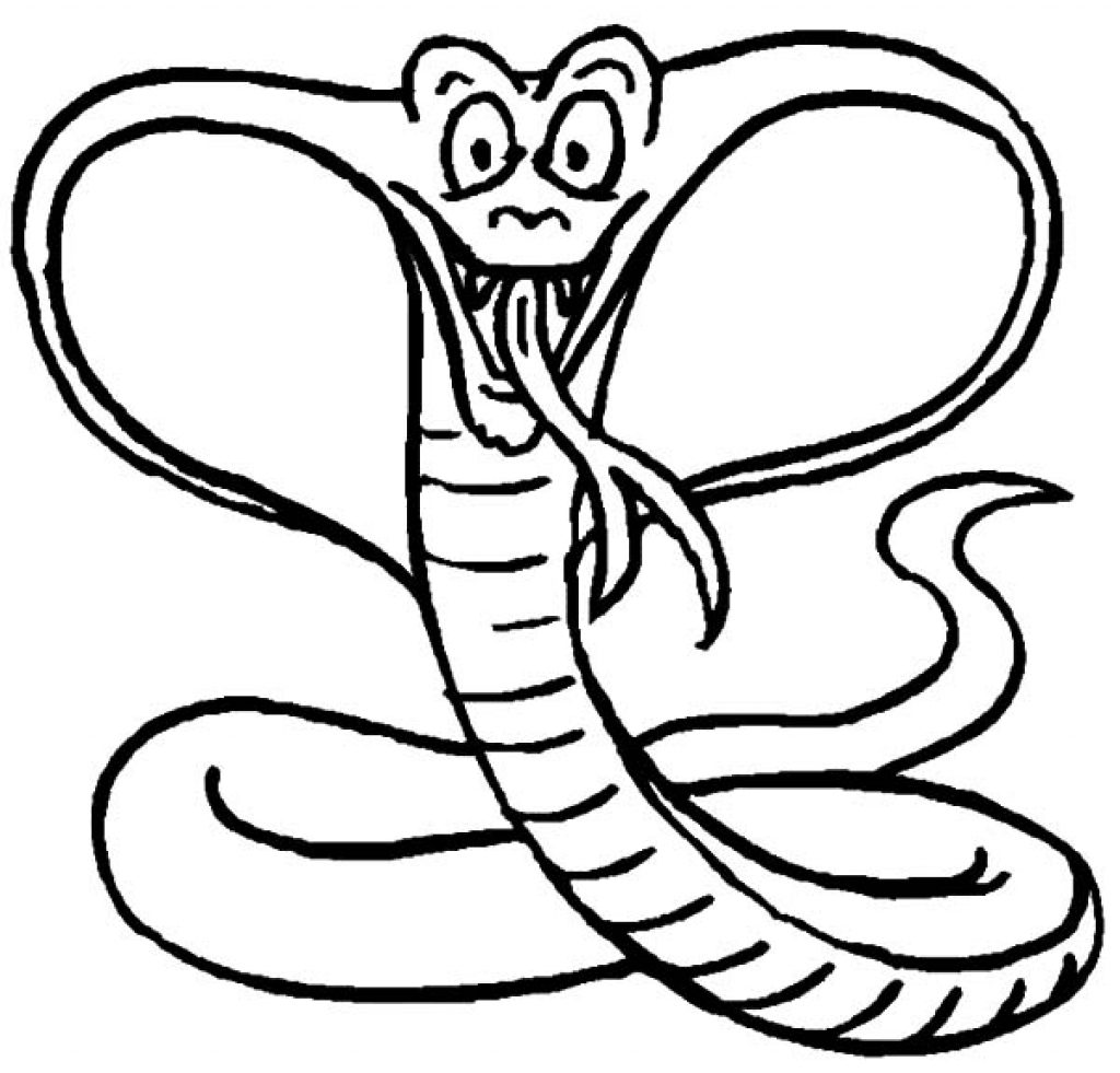 1024x981 Coloring Cobra Pages For Toodler Printable Free Page Animals Ac