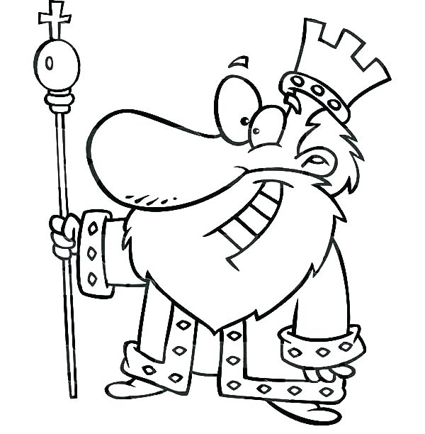 600x612 King Solomon Coloring Pages Deepart