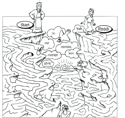 490x461 King David Coloring Pages Amazing King Coloring Page Free Download