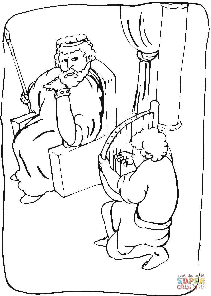 856x1200 King David Coloring Pages Download Coloring For Kids 2018