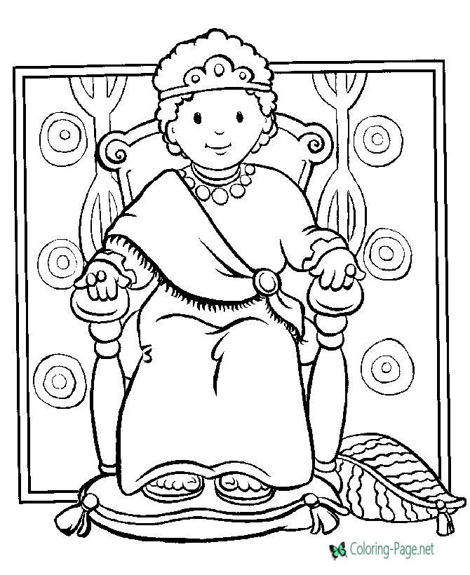 670x820 Christian Coloring Pages Boy King David