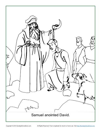 425x550 Free Bible Coloring Pages King David Colouring All About