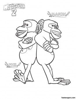 262x338 44 Best Coloring Pages (Madagascar) Images On Coloring