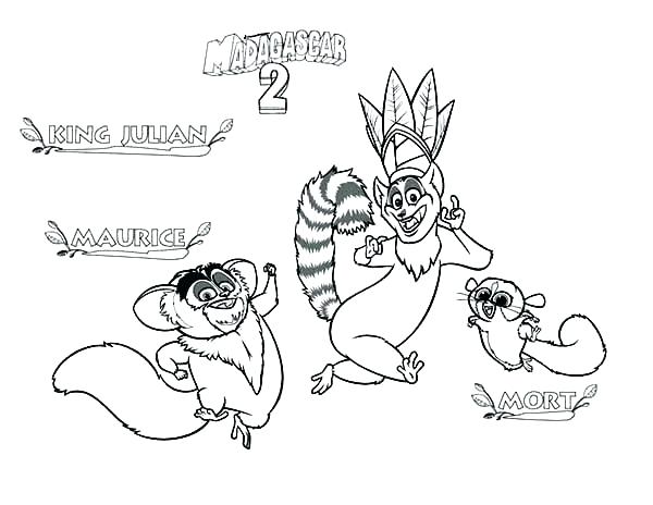 600x464 Lemur Coloring Page Lemur Coloring Page King Coloring Pages