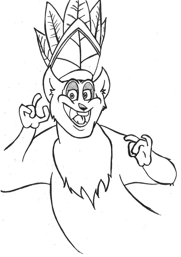 750x1066 Luxury King Julian Coloring Pages Composition