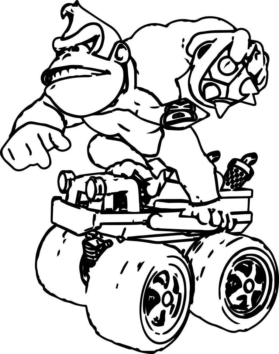 918x1166 Great Donkey Kong Coloring Pages To Print 25 Mario Online Images