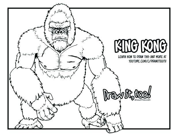 618x477 King Kong Coloring Pages Donkey Coloring Pages To Print Donkey
