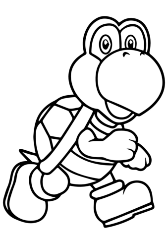 339x480 Koopa Coloring Pages