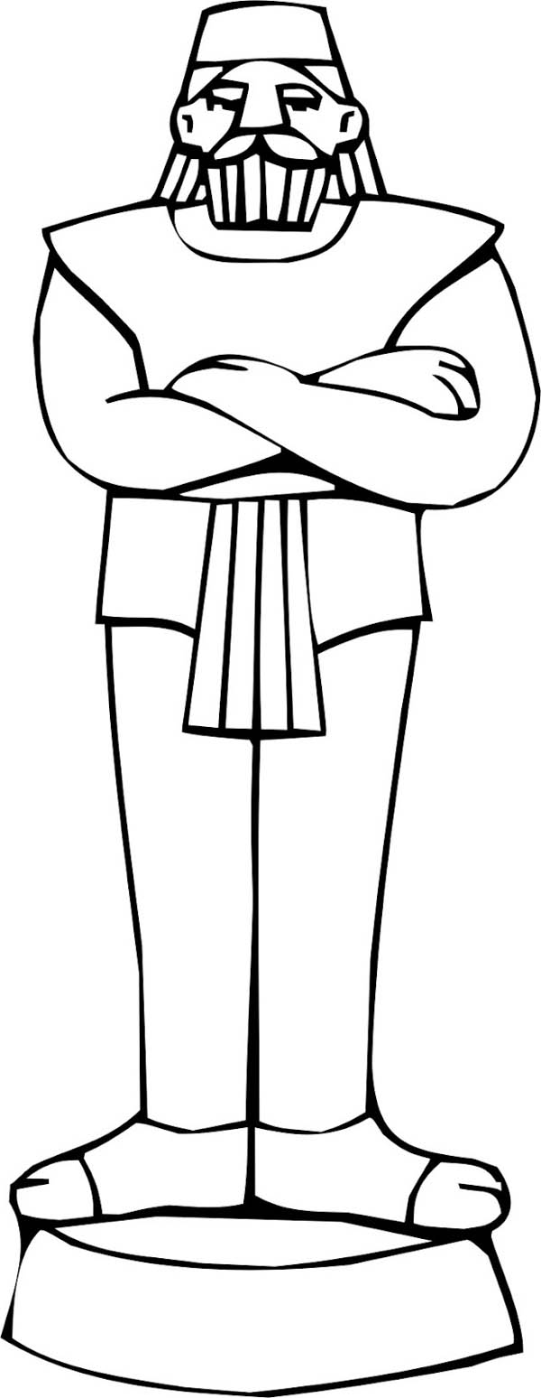 600x1548 King Of Chaldean Nebuchadnezzar Coloring Page King Of Chaldean