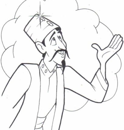 407x425 Daniel And King Nebuchadnezzar Coloring Pages King Nebuchadnezzar