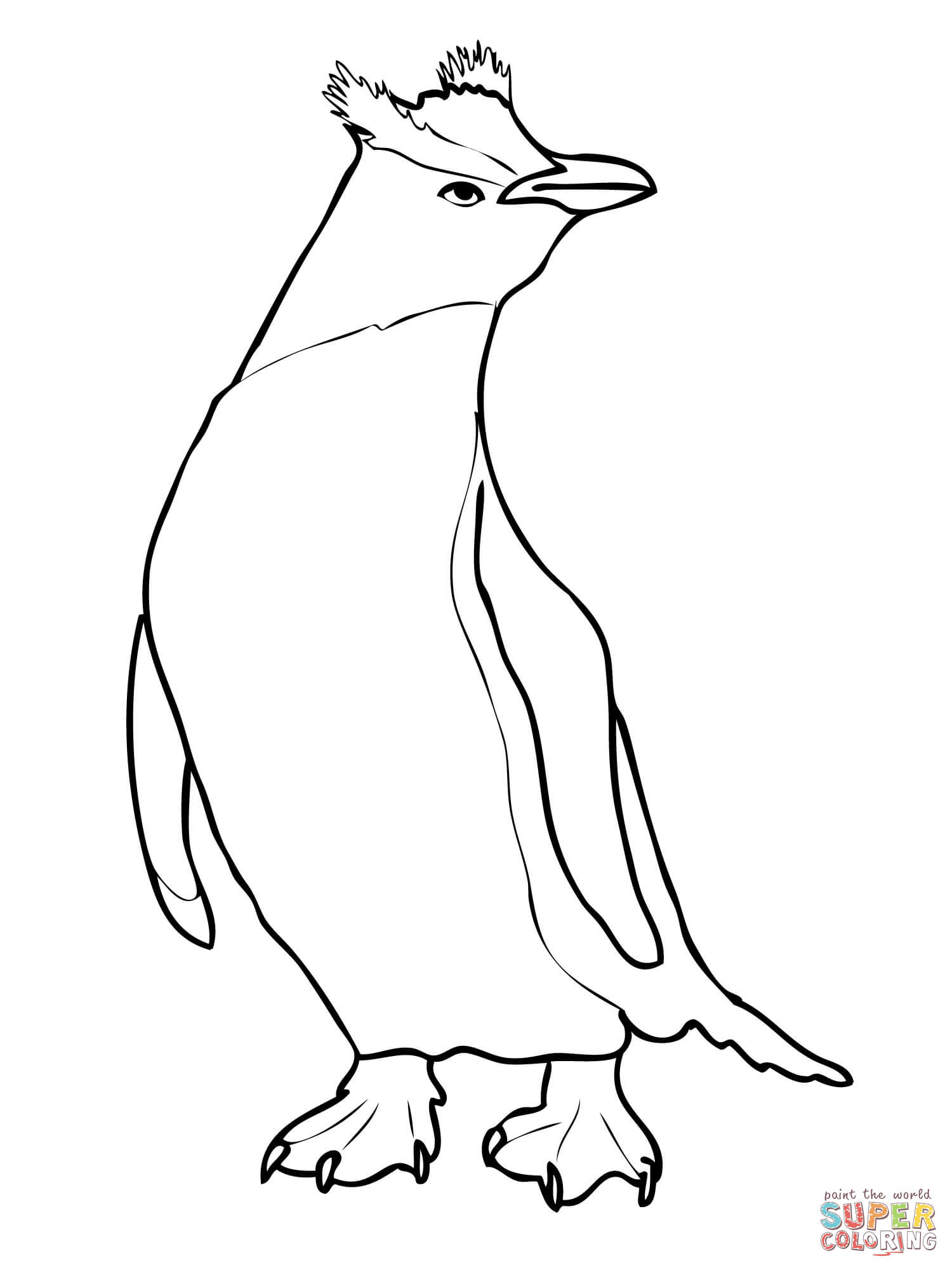 1500x2000 Collection Of Solutions King Penguin Coloring Pages For Erect