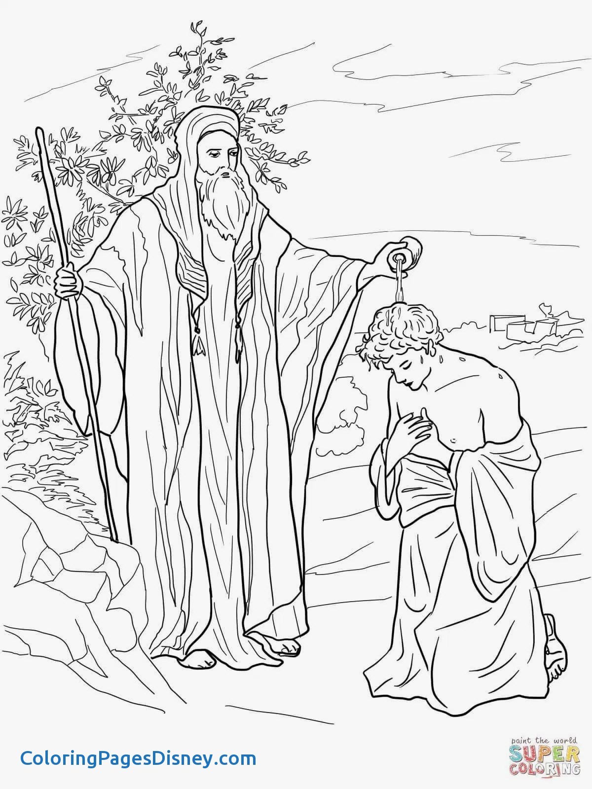 1200x1600 King Saul Coloring Pages Inspirational Samuel Anoints Saul As King