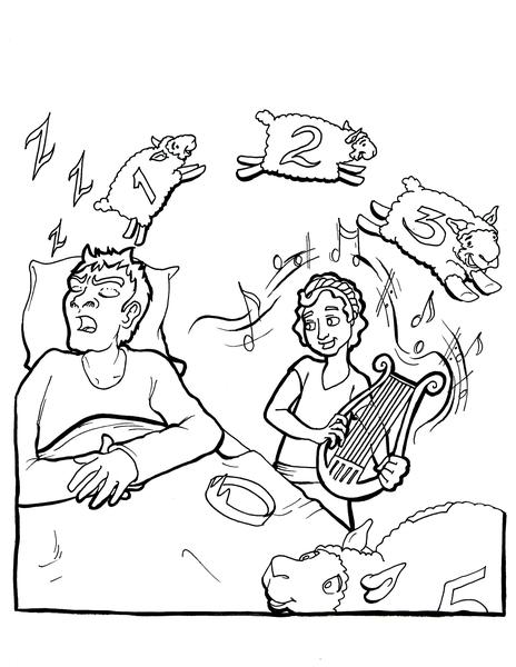 464x600 King Saul And David Coloring Page Children's Ministry Deals