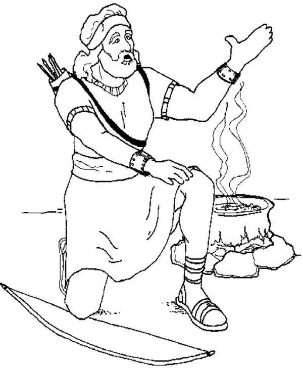 600x730 David In The Battle Of Gilboa In The Story Of King Saul Coloring