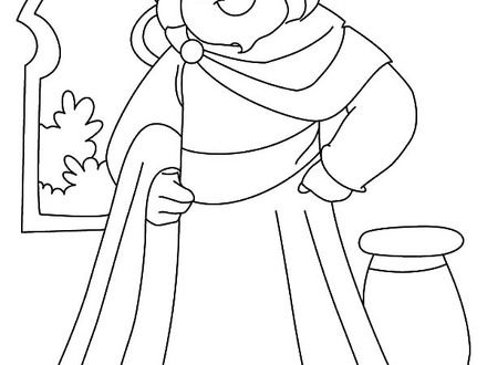 King Solomon Coloring Page