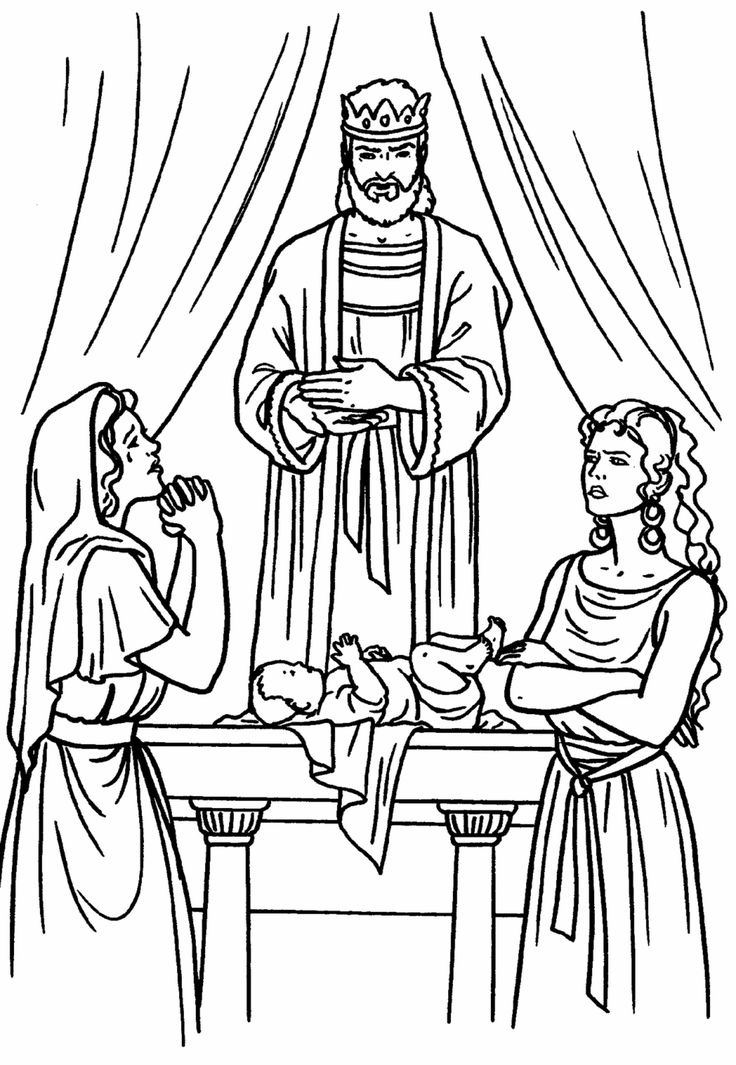 King Solomon Coloring Pages Printable