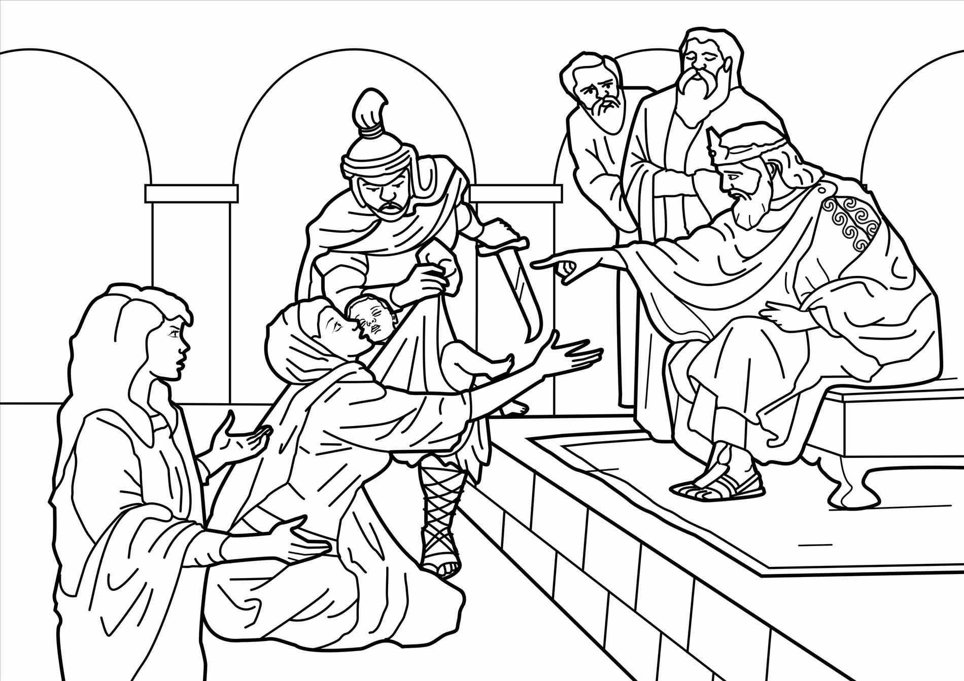 1900x1343 Introducing Solomon Asks For Wisdom Coloring Page King David