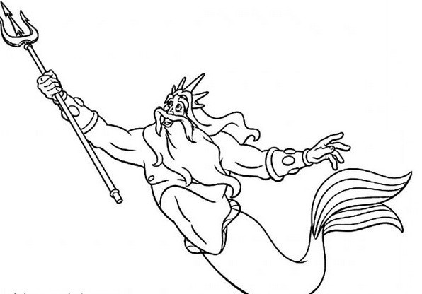 596x416 King Triton Free Little Mermaid Disney Saddd