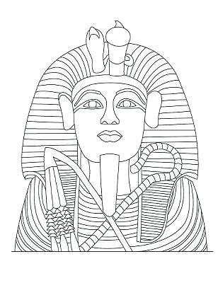 308x400 King Tut Coloring Page King Of Coloring Page King Tuts Tomb